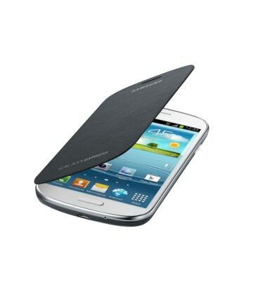 Custodia Folio per Cellulare Samsung Galaxy Express I8730 Grigio