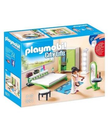 Playset City Life Home Bedroom Playmobil 9271 (21 pcs)