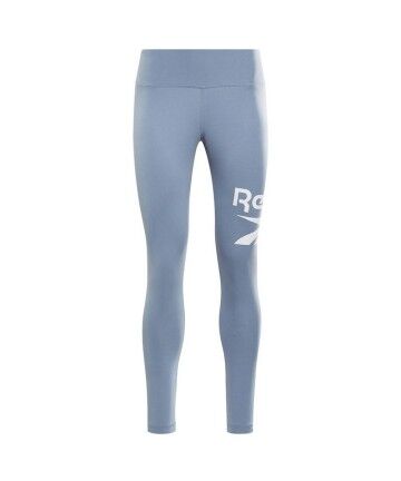 Leggings Sportivi Reebok Identity Logo W Indaco