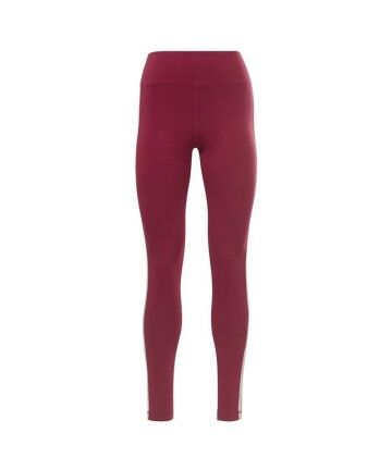 Leggings Sportivi Reebok  Pping Cotton W Rosso Scuro