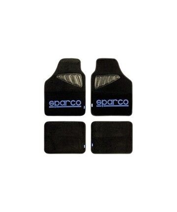 Set di Tappetini per Auto Sparco SPC1901 Universale Nero/Blu (4 pcs)