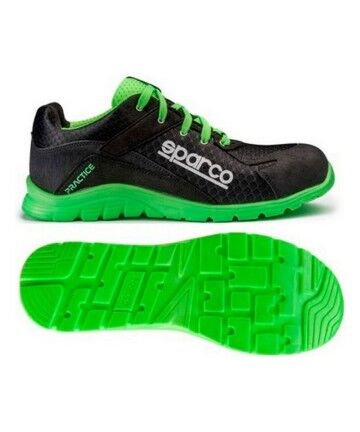 Scarpe di Sicurezza Sparco Practice 07517 Nero/Verde