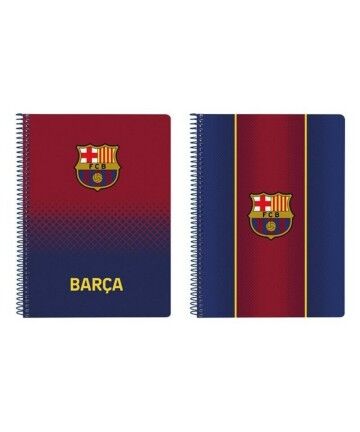 Quaderno con Anelli F.C. Barcelona A5 Rosso Granato Blu Marino