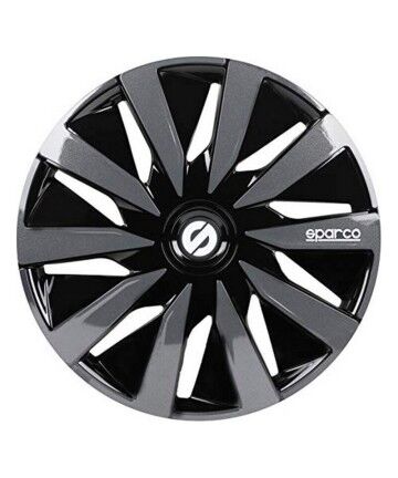 Coprimozzi Sparco Lazio Nero/Grigio 14" (4 uds)