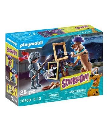 Playset Scooby Doo Aventure with Black Knight Playmobil 70709 (28 pcs)