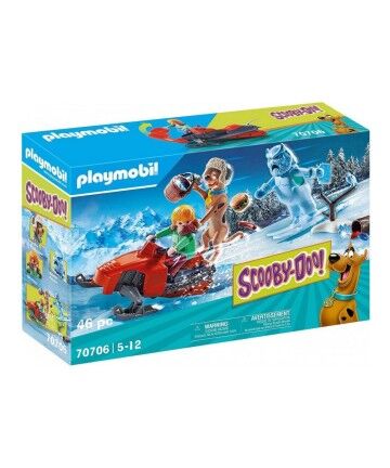 Playset Scooby Doo Adventure with Snow Ghost Playmobil 70706 (46 pcs)