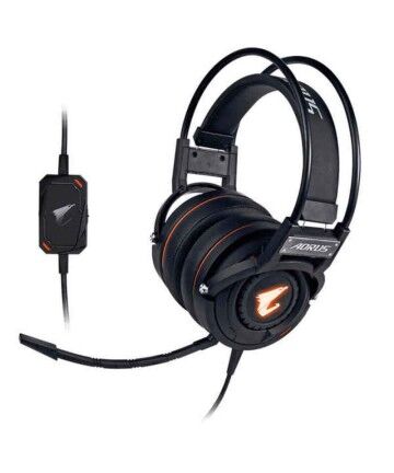 Auricolari con Microfono Gigabyte AORUS H5 Nero