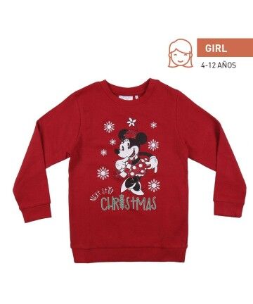 Felpa senza Cappuccio Bambino Mickey Mouse Rosso