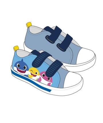 Scarpe Sportive con LED Baby Shark Azzurro