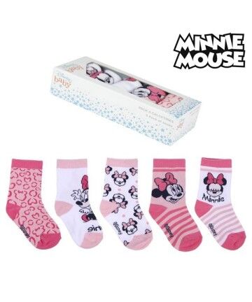 Calzini Minnie Mouse (5 perechi) Multicolore