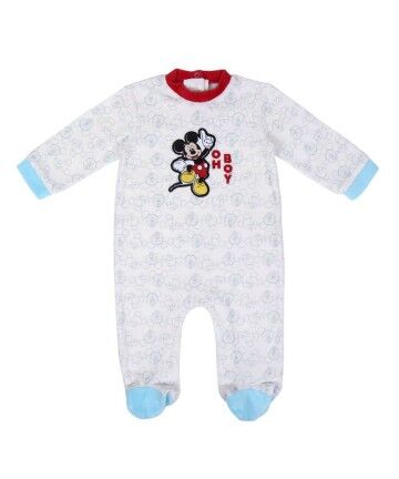 Tutina a Maniche Lunghe per Bambini Mickey Mouse Blue