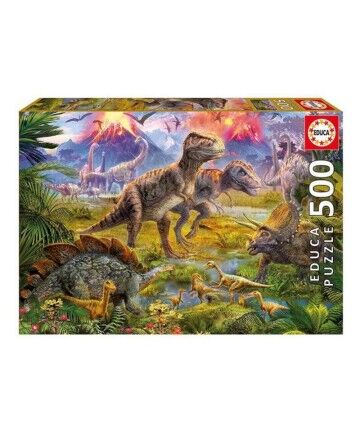 Puzzle Educa Dino Meet (500 pcs)