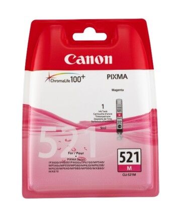 Cartuccia ad Inchiostro Originale Canon CLI-521 M Magenta