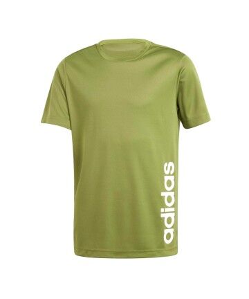 Maglia a Maniche Corte per Bambini Adidas YB TR LIN TEE EI7968 Verde