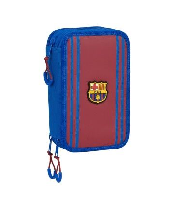 Plumier Triplo F.C. Barcelona Rosso Granato Blu Marino (41 Pezzi)