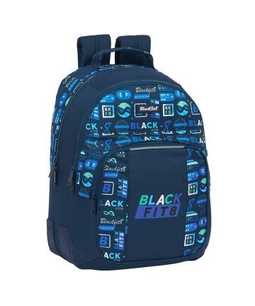 Zaino Scuola BlackFit8 Retro Blu Marino