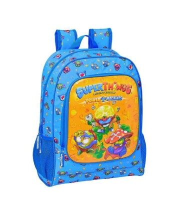 Zaino Scuola SuperThings Superthings Azzurro Multicolore (32 x 14 x 42 cm)