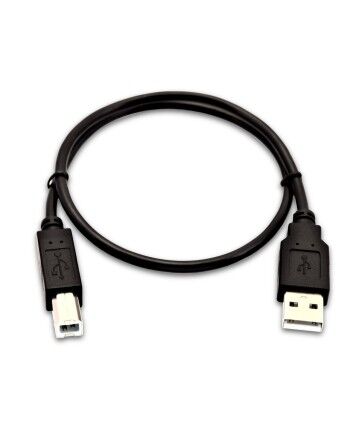 Cavo USB A con USB B V7 V7USB2AB-50C-1E      Nero