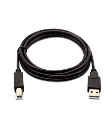 Cavo USB A con USB B V7 V7USB2AB-02M-1E      Nero