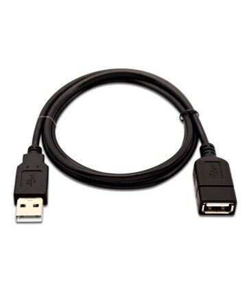 Cavo USB V7 V7USB2EXT-01M-1E     USB A Nero