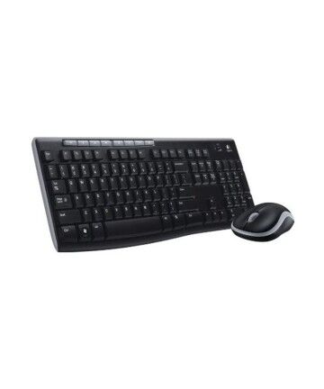 Tastiera e Mouse Ottico Logitech 920-004513 2,4 GHz Nero Senza fili