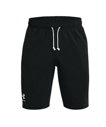 Pantaloni Corti Sportivi da Uomo Under Armour Rival Terry Nero