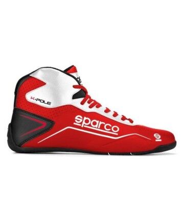 Stivali Racing Sparco Bianco Rosso