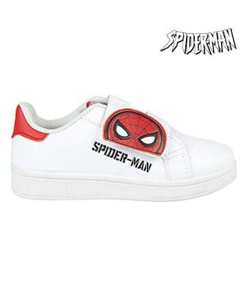 Scarpe da Tennis Casual Bambino Spiderman Bianco