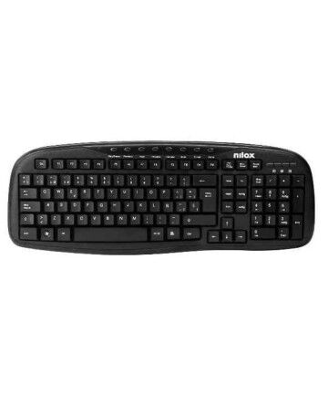 Tastiera Nilox MTKEYBOARD Nero