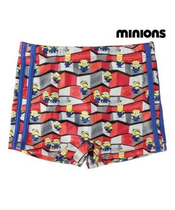 Costume da Bagno Boxer per Bambini Minions Rosso