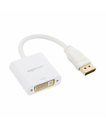 Adattatore DisplayPort a DVI Amazon Basics HL-007254 Bianco (Ricondizionati A+)