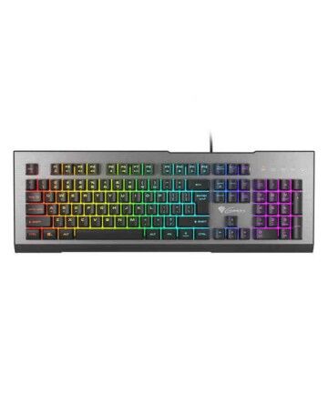 Tastiera per Giochi Genesis RHOD 500 RGB Argentato