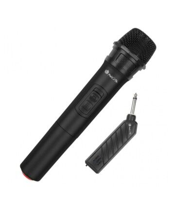 Microfono Karaoke NGS Singer Air 261.8 MHz 400 mAh Nero