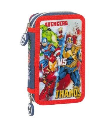 Plumier Doppio The Avengers Heroes Vs. Thanos Blu Marino (28 pcs)