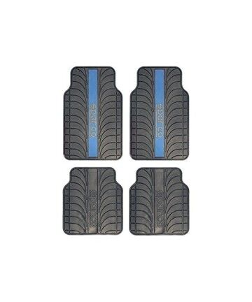 Set di Tappetini per Auto Sparco SPC1913AZ Universale Nero/Blu (4 pcs)