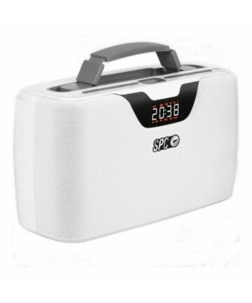 Radio Portatile Bluetooth SPC Radio Storm Boombox 4503B 20W Bianco