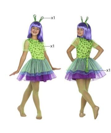 Costume per Bambini Alien (3 Pcs) Verde