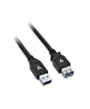 Cavo USB V7 V7U3.0EXT-2M-BLK-1E  USB A Nero