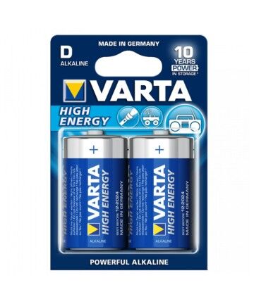 Batterie Varta LR20 D 1,5 V 16500 mAh High Energy (2 pcs) Azzurro