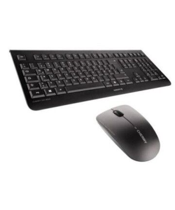 Tastiera e Mouse Wireless Inglés Cherry DW 3000 Nero