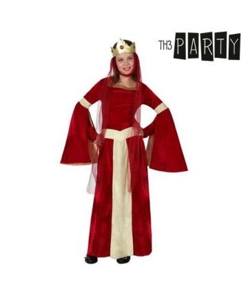 Costume per Bambini Dama Medievale Rosso