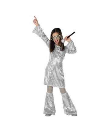 Costume per Bambini Disco Argentato