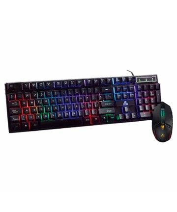 Tastiera e Mouse Gaming ELBE PTR-103 G Nero