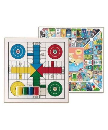 Tabellone per Parcheesi e Gioco dell'Oca Cayro Legno