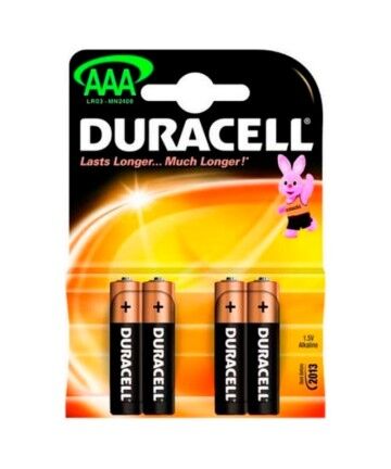 Batterie Alcaline LR03 DURACELL AAA (4 pcs)