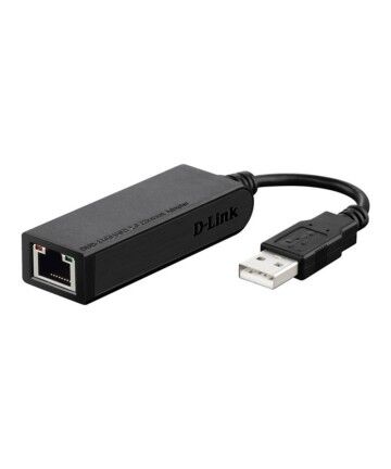 Adattatore USB 2.0 con Rete RJ45 D-Link DUB-E100 10/100 Mbps Nero