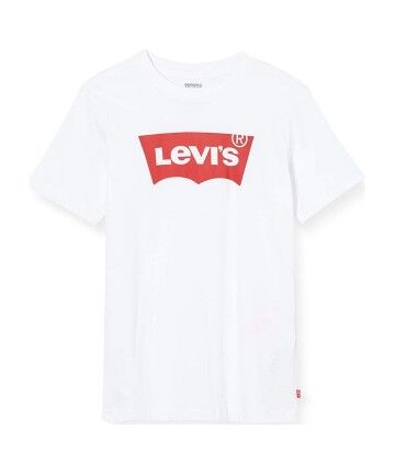 Maglia a Maniche Corte per Bambini Levi's Batwing 4 Anni Bianco