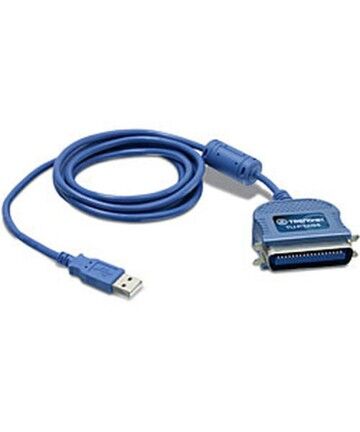 Cavo USB con Porta Parallela Trendnet TU-P1284             2 m Azzurro