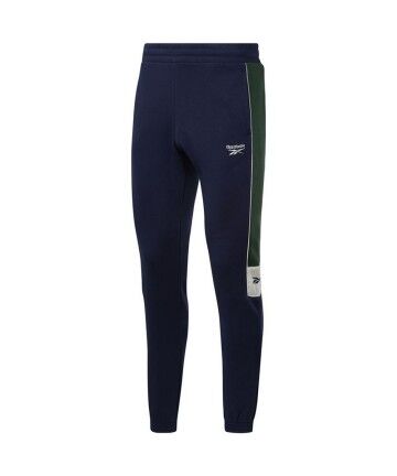 Pantalone Lungo Sportivo Reebok Classics Linear Uomo Blu Marino