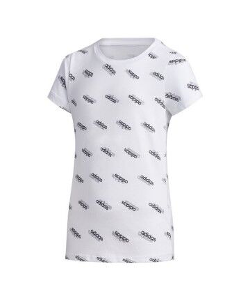 Maglia a Maniche Corte per Bambini Adidas Sportswear Bianco